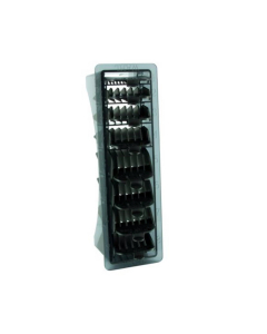 8 Black Comb Grade Set