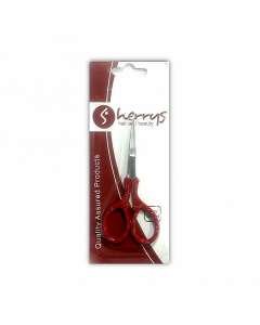 Cuticle Nail Scissors Embroidered Red 4 Inch US2031 (1X12PCS)
