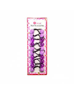 Hair Bobbles Purple Mix S01-07M3 (1X24PCS)