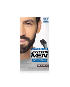 Moustache & Beard Real Black