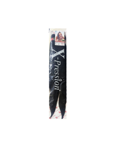 X-PRESSION PRE-STRETCHED LAGOS BRAID COLOR 1B